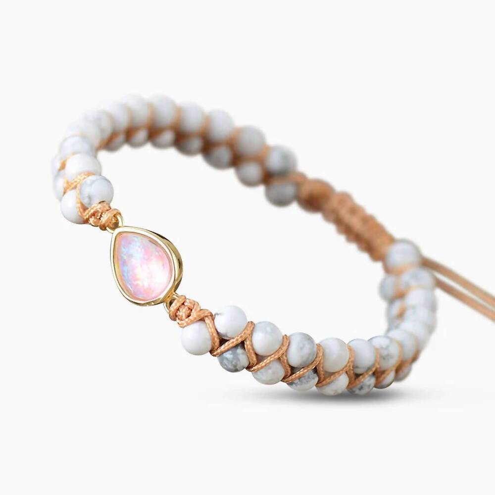NEW CAPE DIABLO women's magical howlite energy bracelet in multi